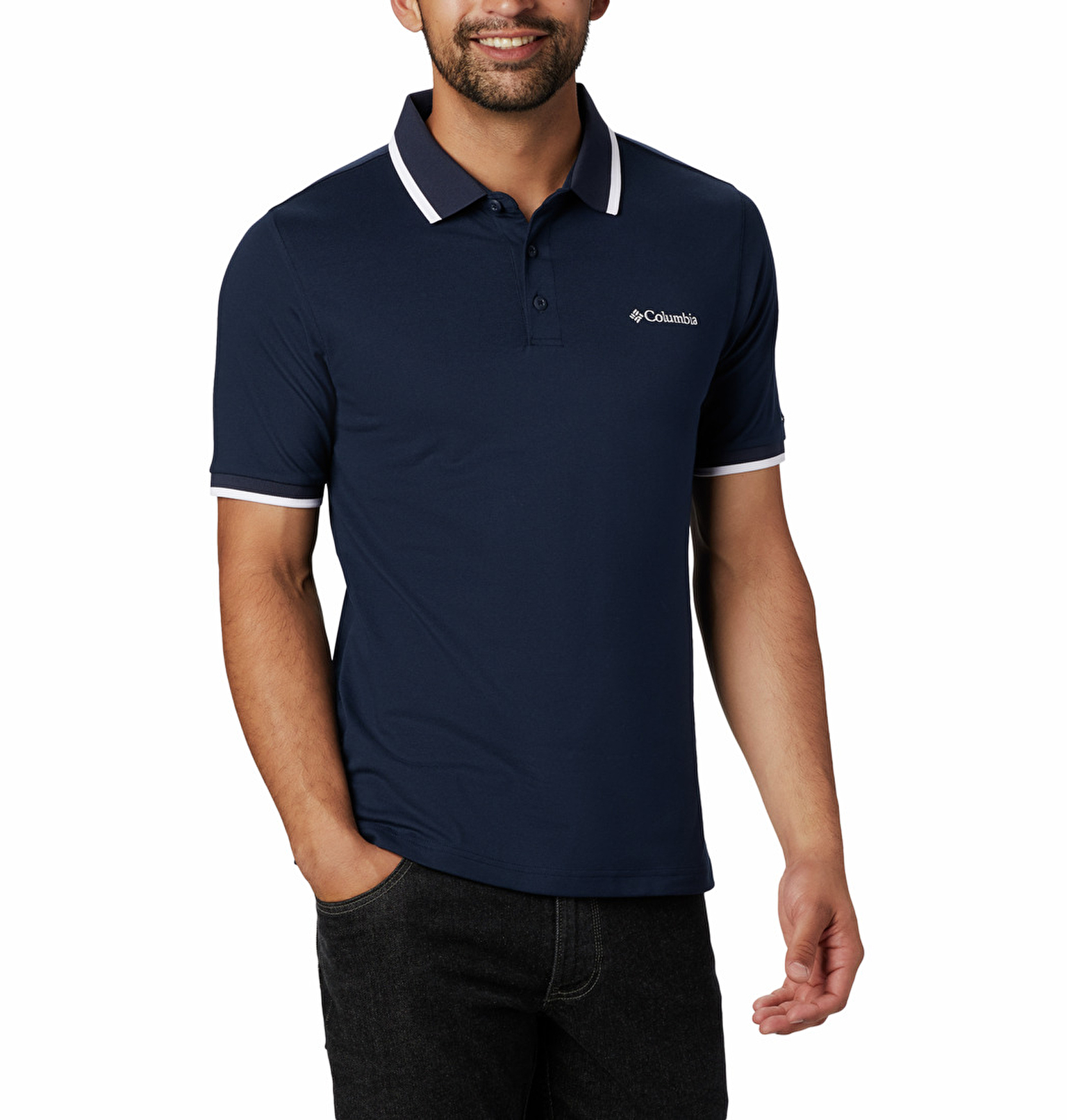 Cove Dome Butte Solid Pique Erkek Kısa Kollu Polo Tshirt | Columbia