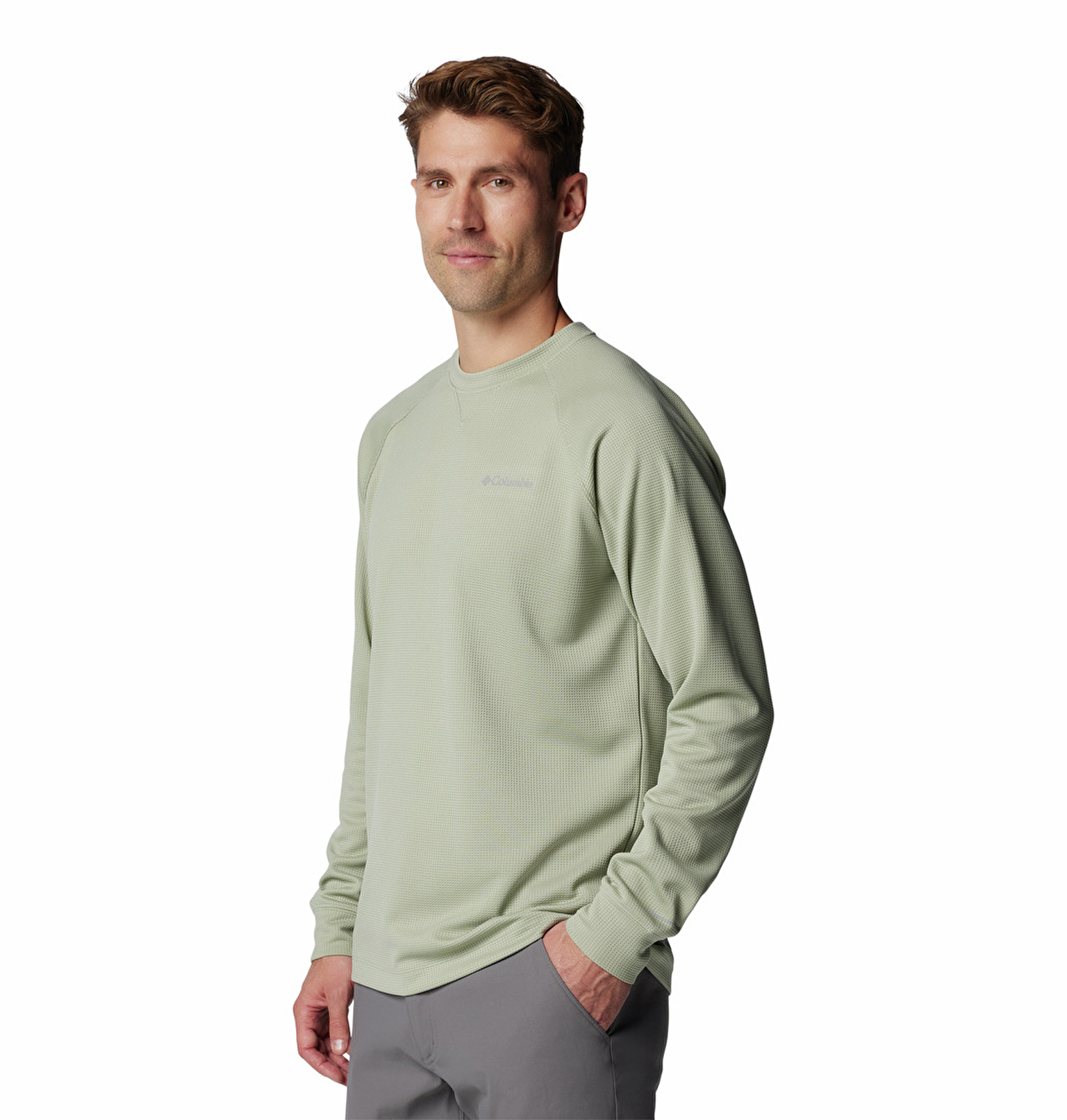 Black Mesa Waffle Knit Crew II Erkek Sweatshirt