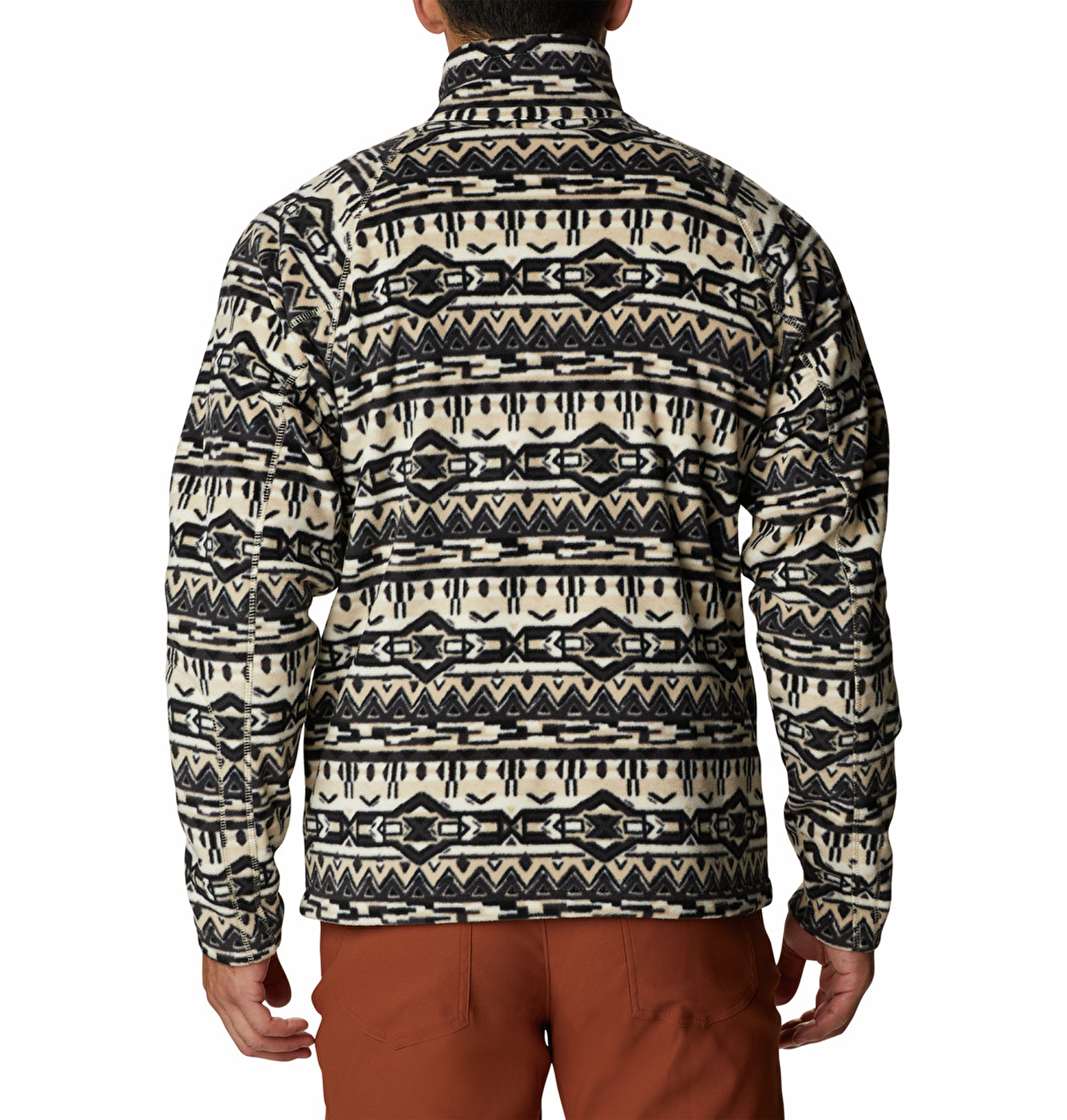 Fast Trek Printed Half Zip Erkek Polar Üst