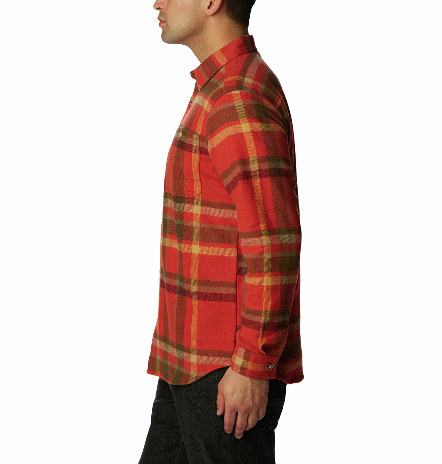 Pitchstone Heavyweight Flannel Erkek Uzun Kollu Gömlek