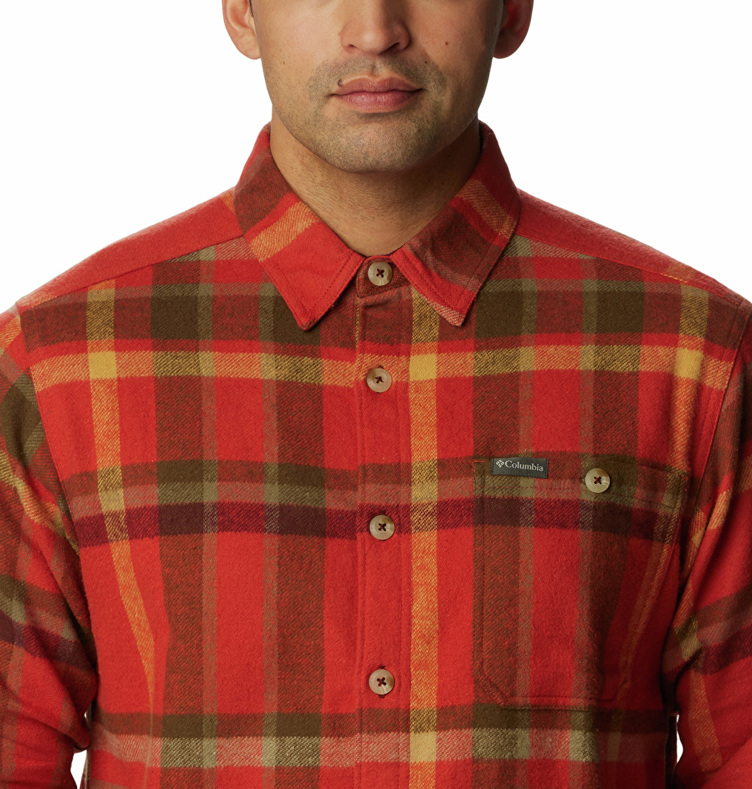 Pitchstone Heavyweight Flannel Erkek Uzun Kollu Gömlek