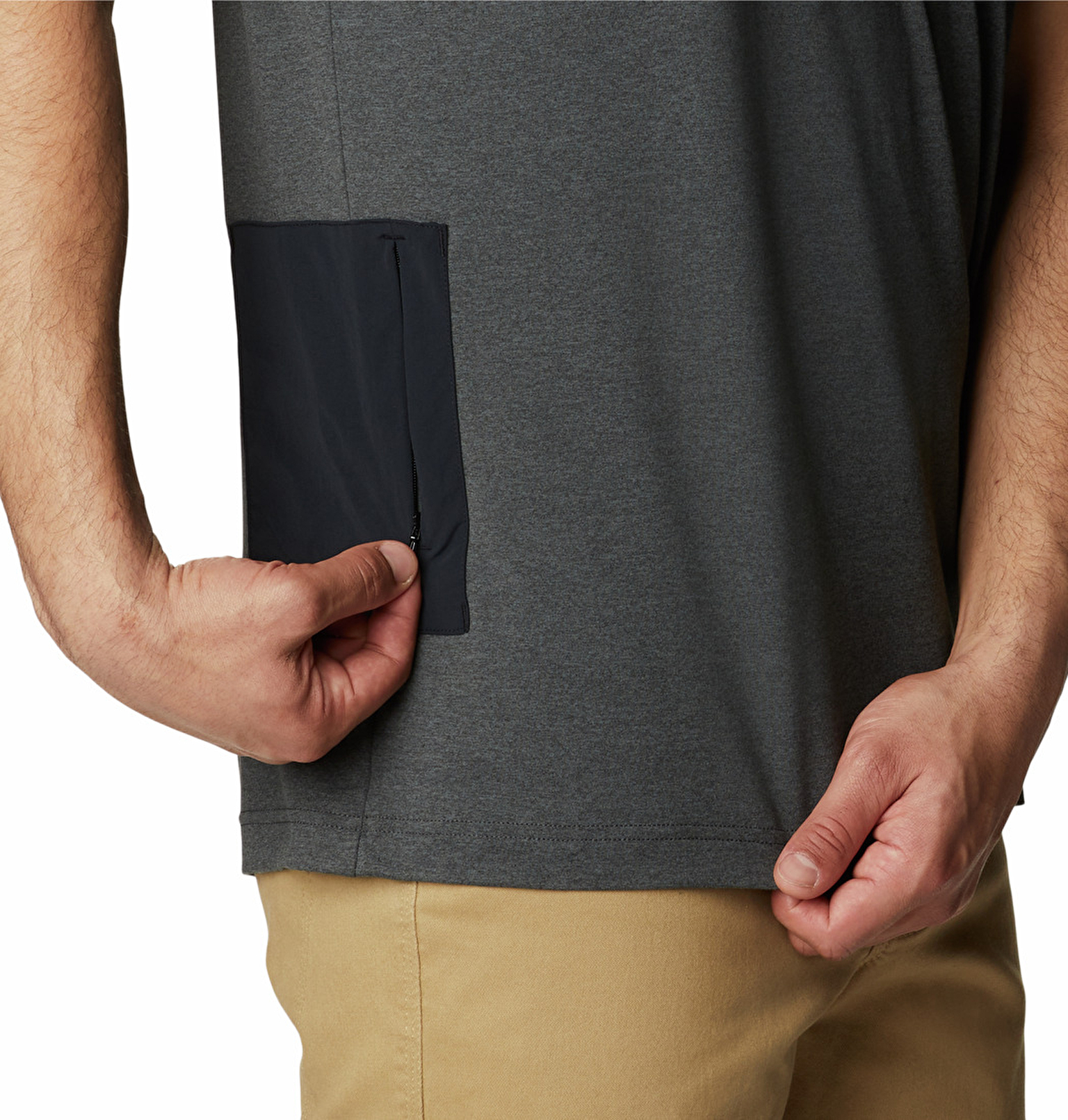 Tech Trail Novelty Pocket Erkek Kısa Kollu T-Shirt