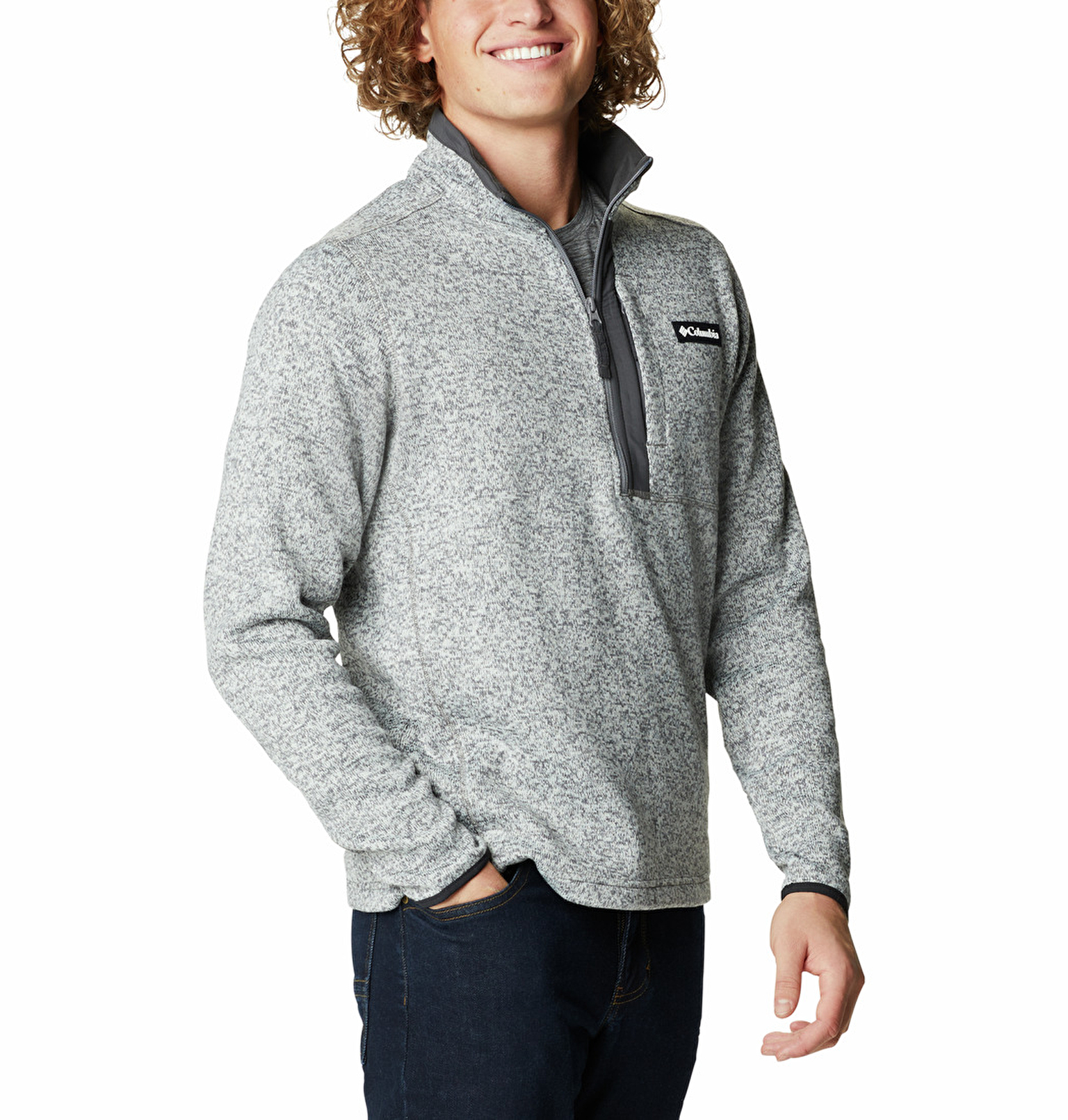 Sweater Weather Half Zip Erkek Polar Üst