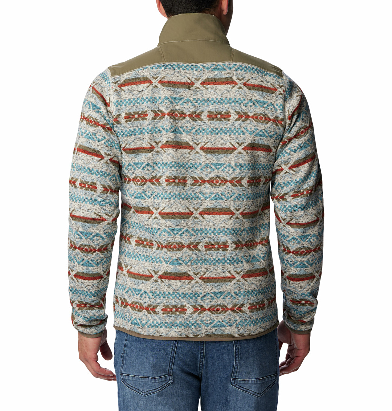 Sweater Weather II Printed Half Zip Erkek Polar Üst