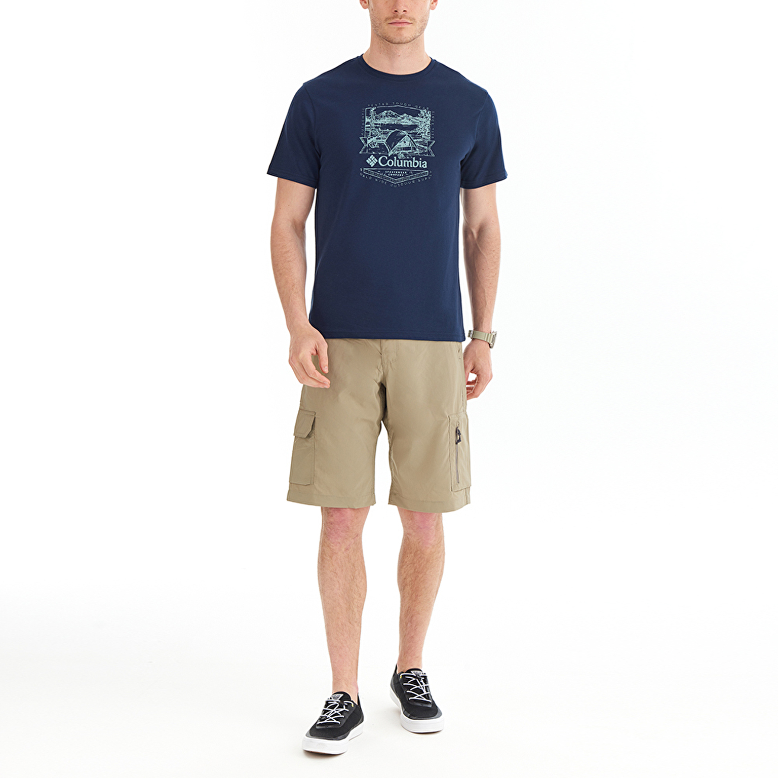 CSC Lakeside Badge Erkek Kısa Kollu T-Shirt