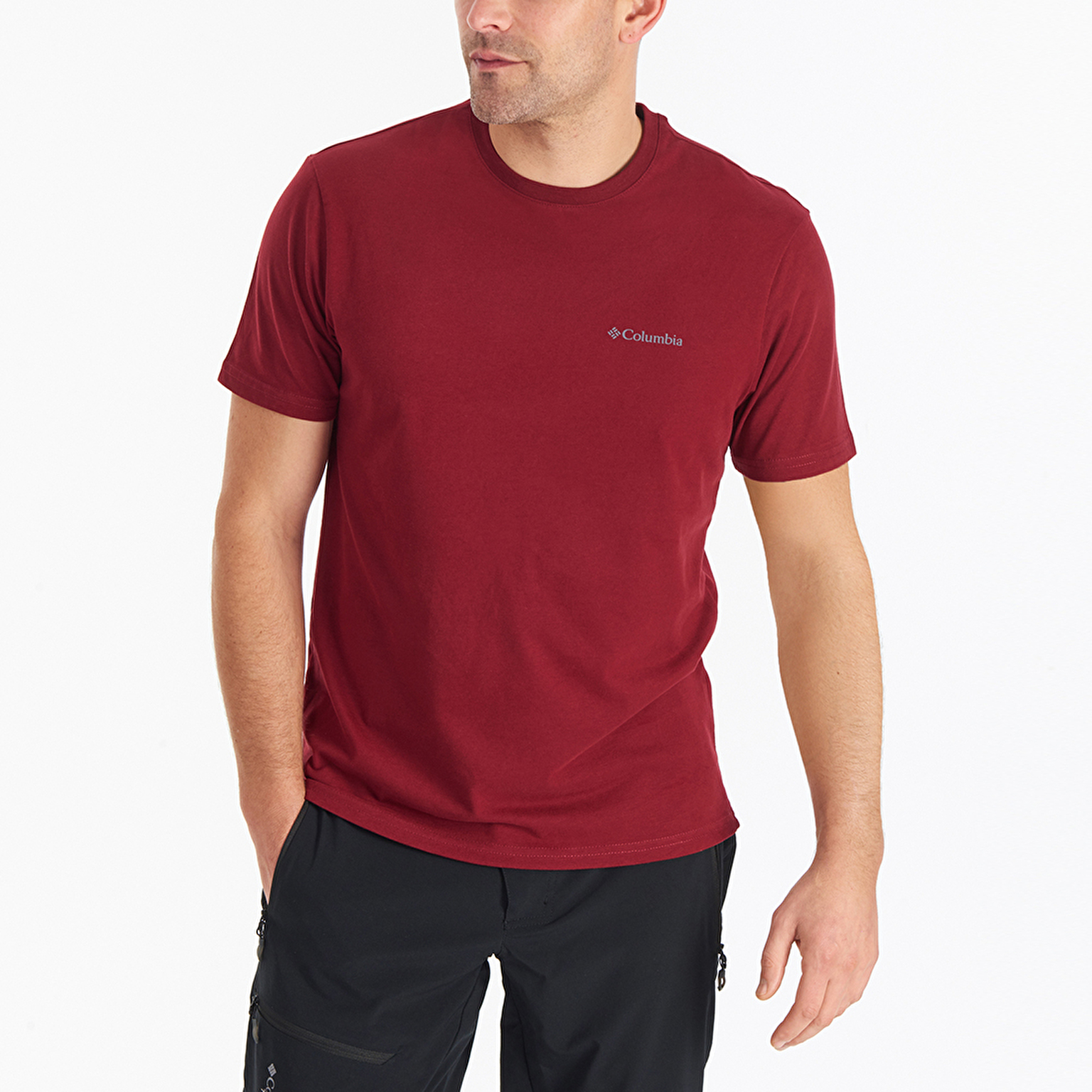 CSC M Basic Logo Brushed Erkek Kısa Kollu T-Shirt