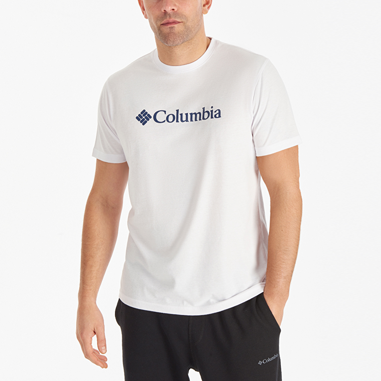 CSC M Basic Logo Brushed Erkek Kısa Kollu T-Shirt