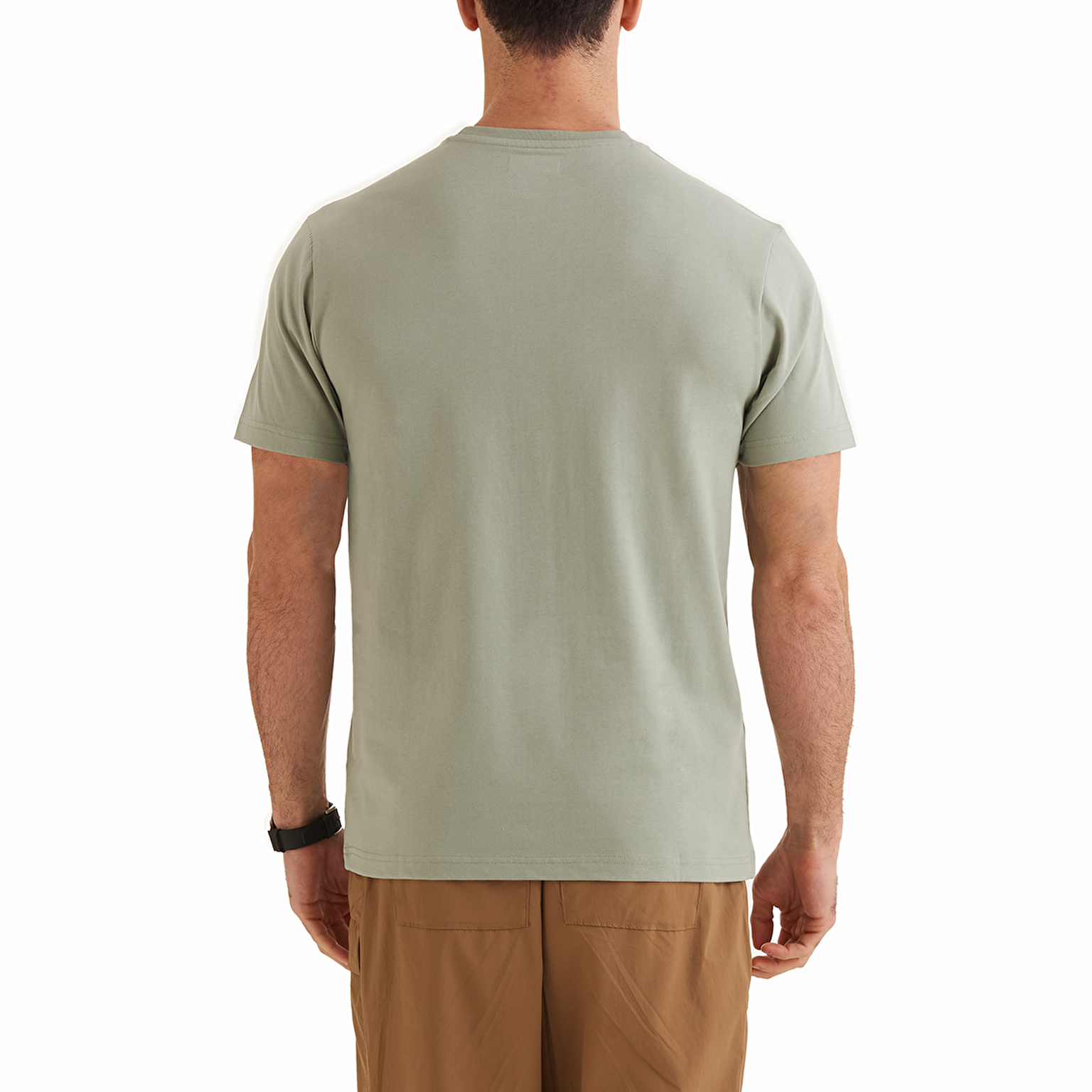 CSC M Basic Logo Brushed Erkek Kısa Kollu T-Shirt
