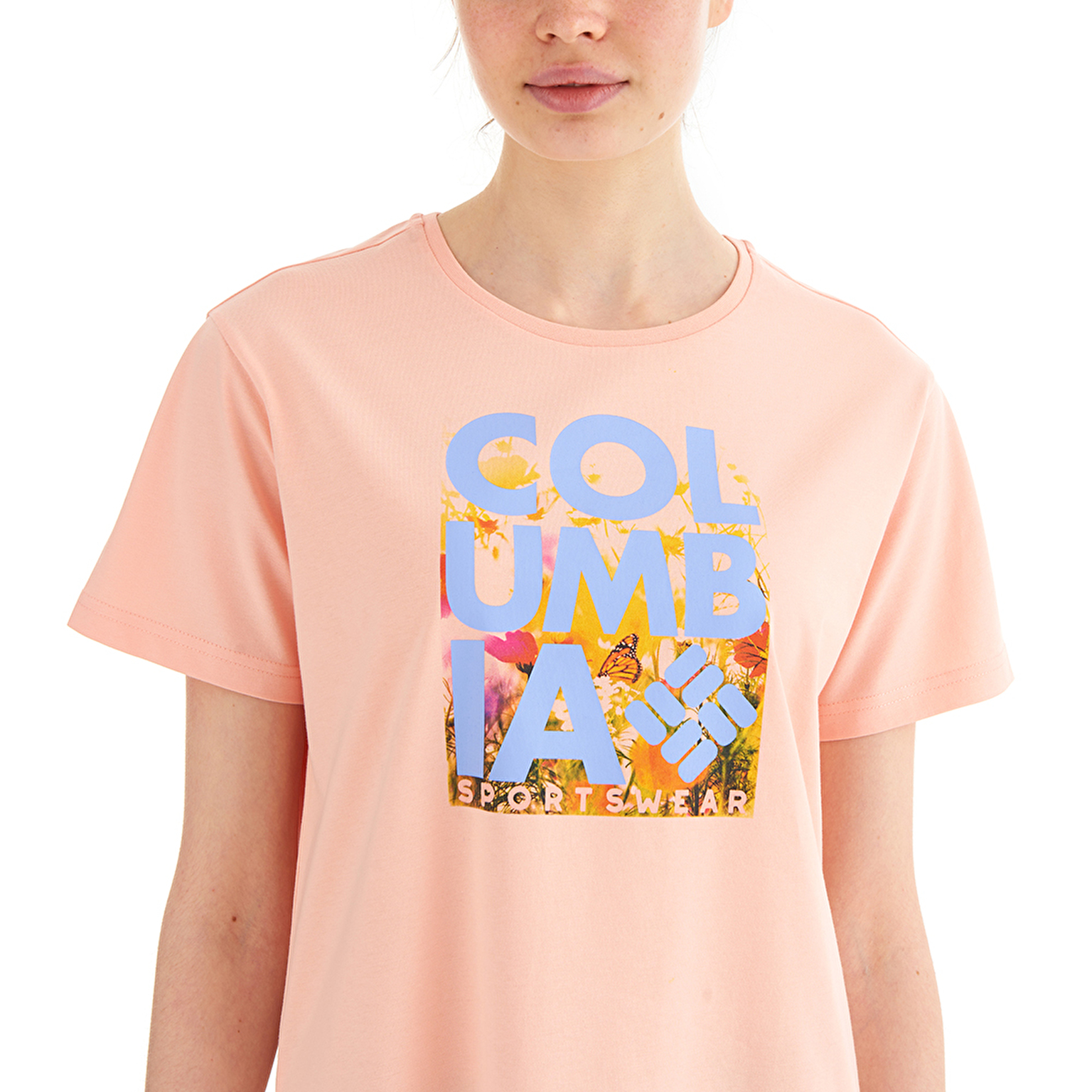 CSC Floral Blur Kadın Kısa Kollu T-Shirt