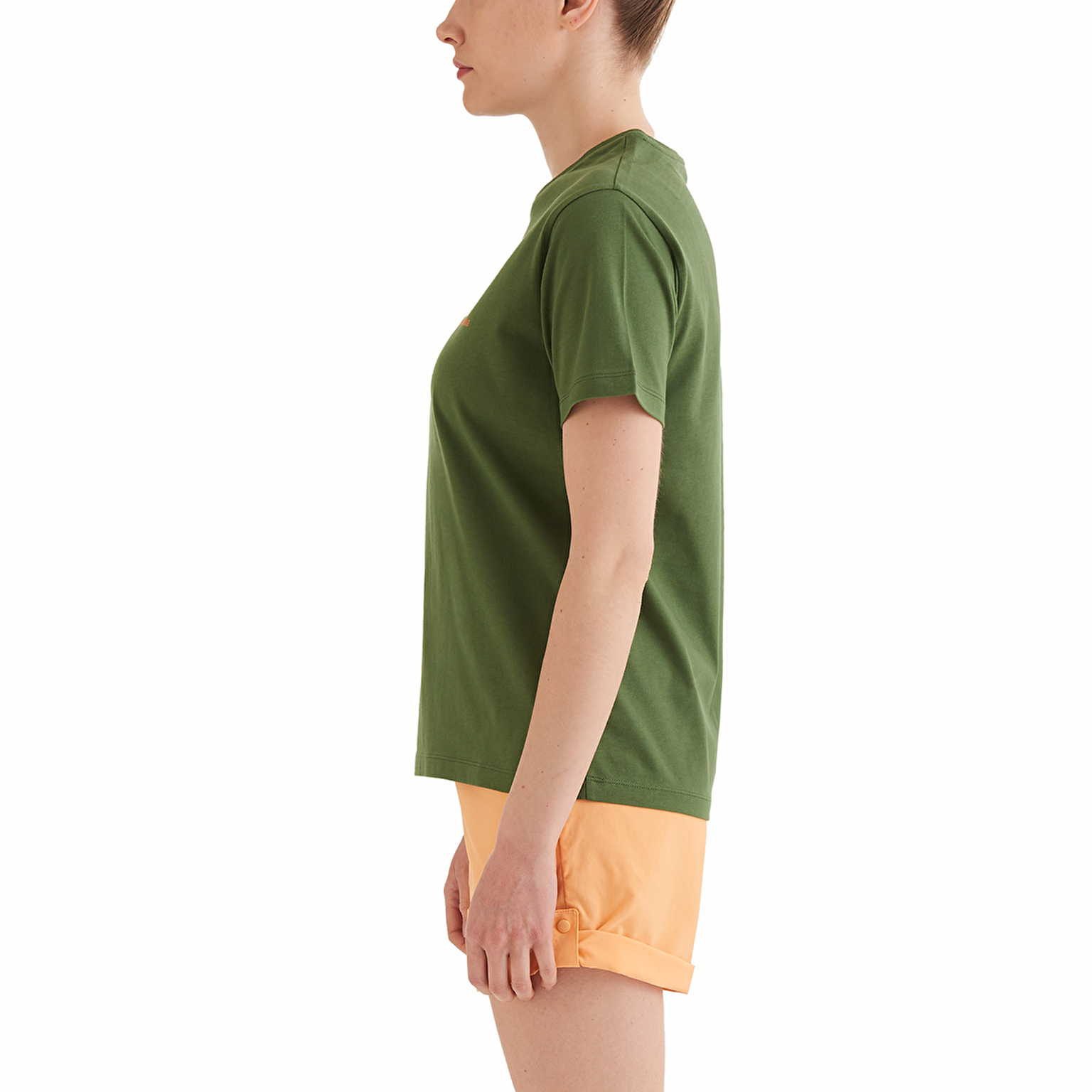 CSC Stacked Mini Gem Logo Kadın Kısa Kollu T-Shirt