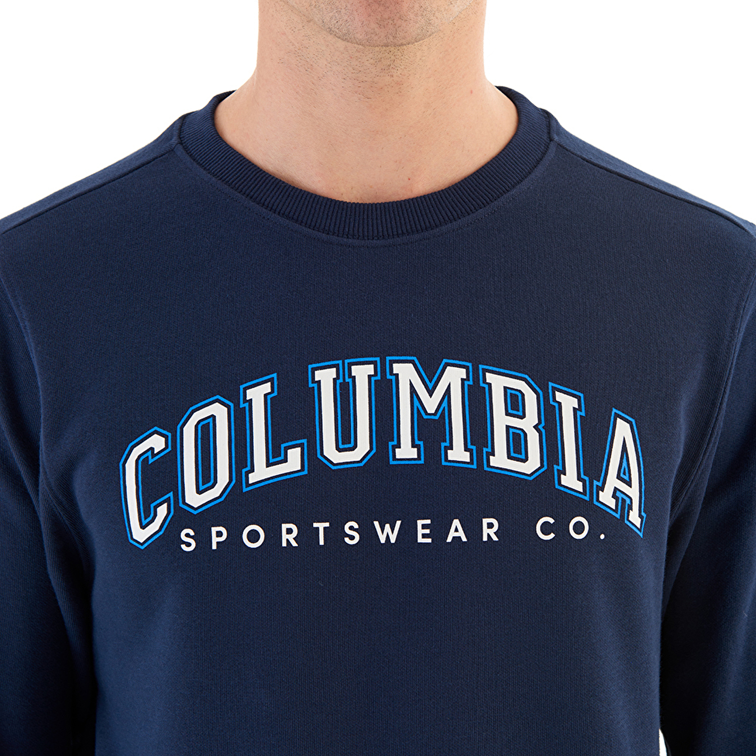 CSC College Logo Erkek Sweatshirt | Columbia