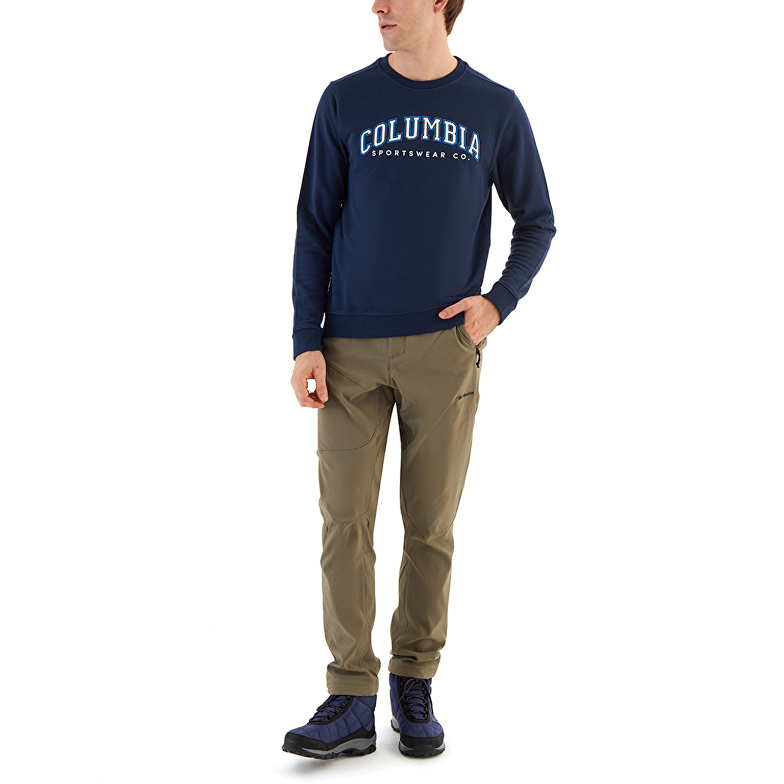 CSC College Logo Erkek Sweatshirt