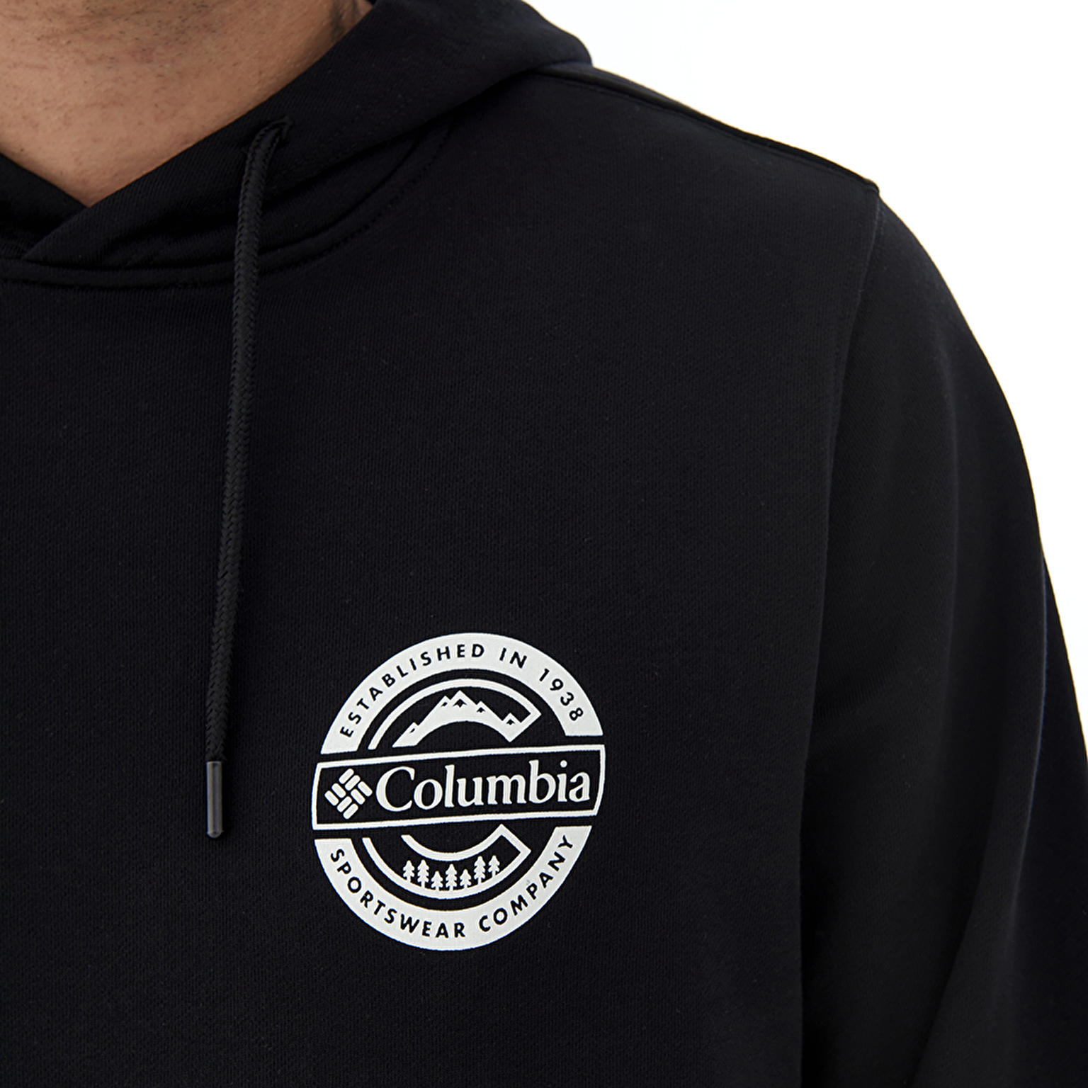 CSC Button Badge Erkek Kapüşonlu Sweatshirt