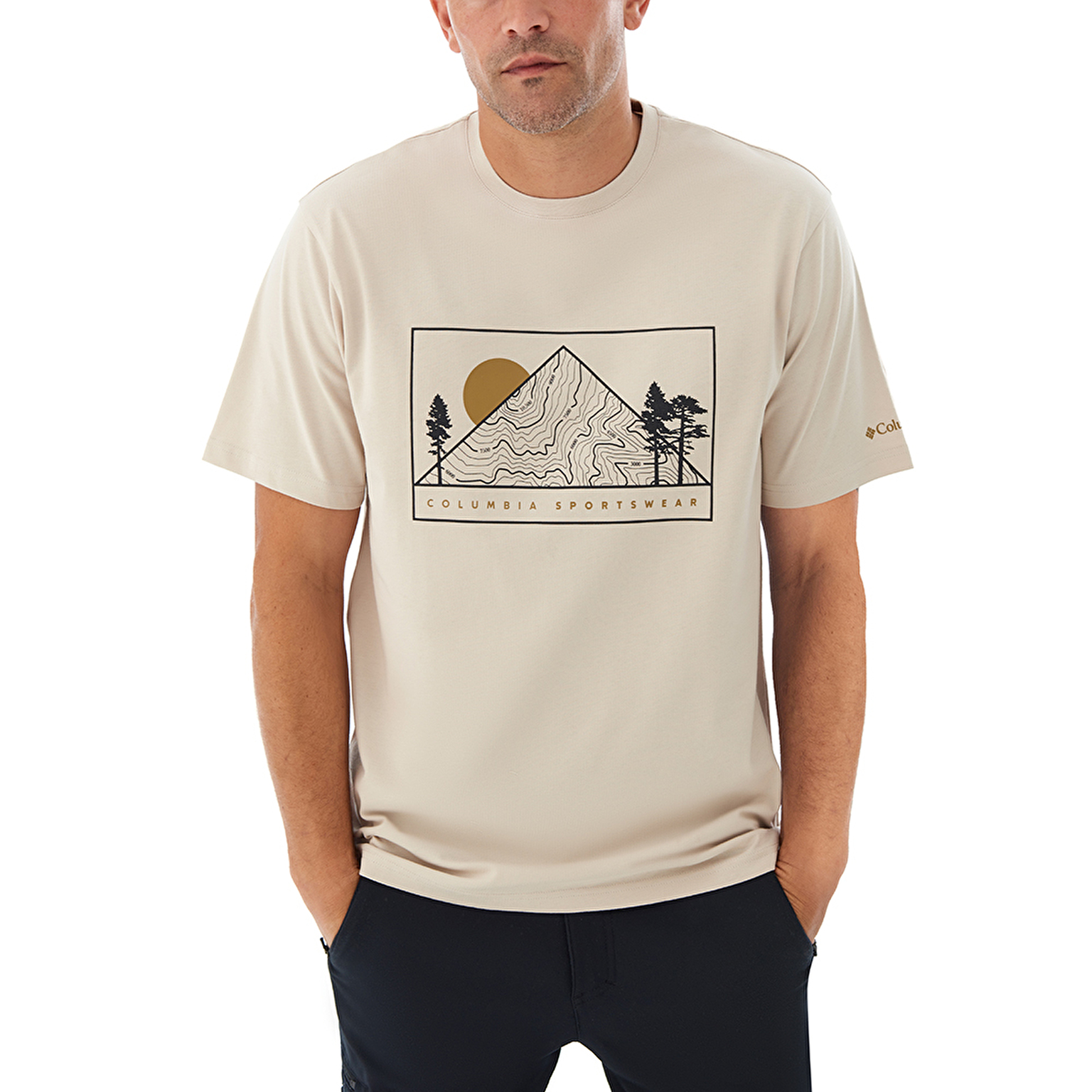 CSC Peaked Sunscape Erkek Kısa Kollu T-Shirt