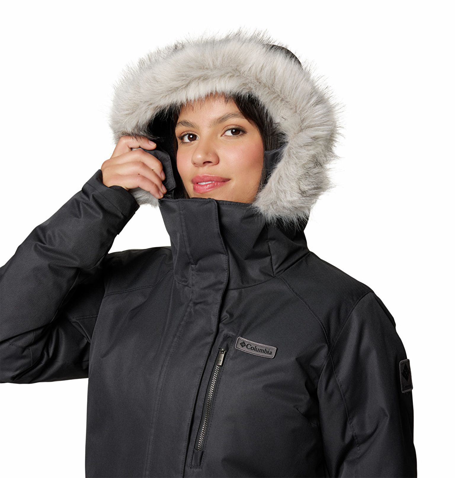 Columbia Kad n Siyah Suttle Mountain Long Insulated Mont 1799751011011M Columbia