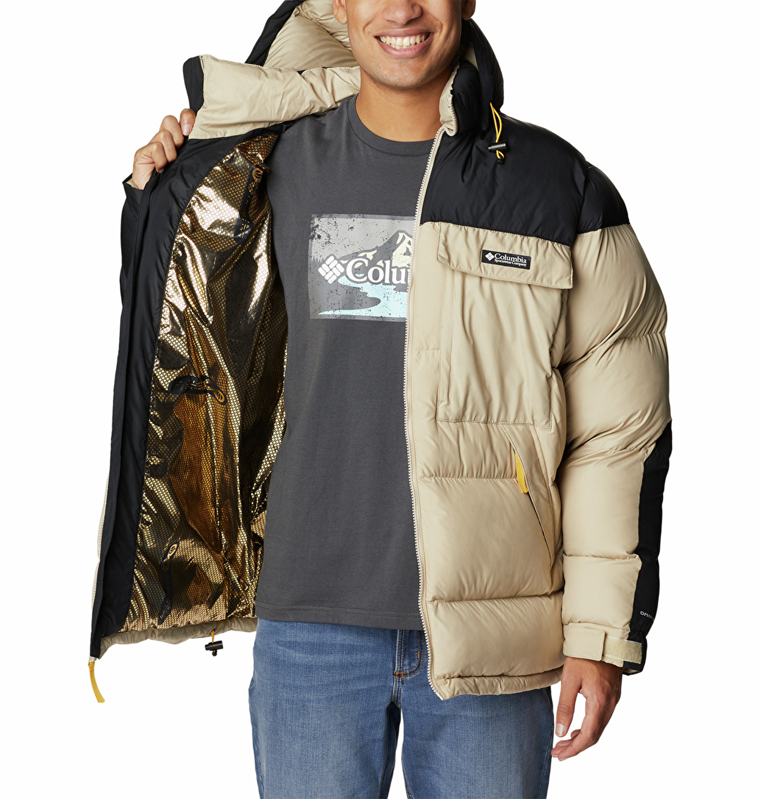 Ballistic Ridge Oversized Puffer Erkek Mont