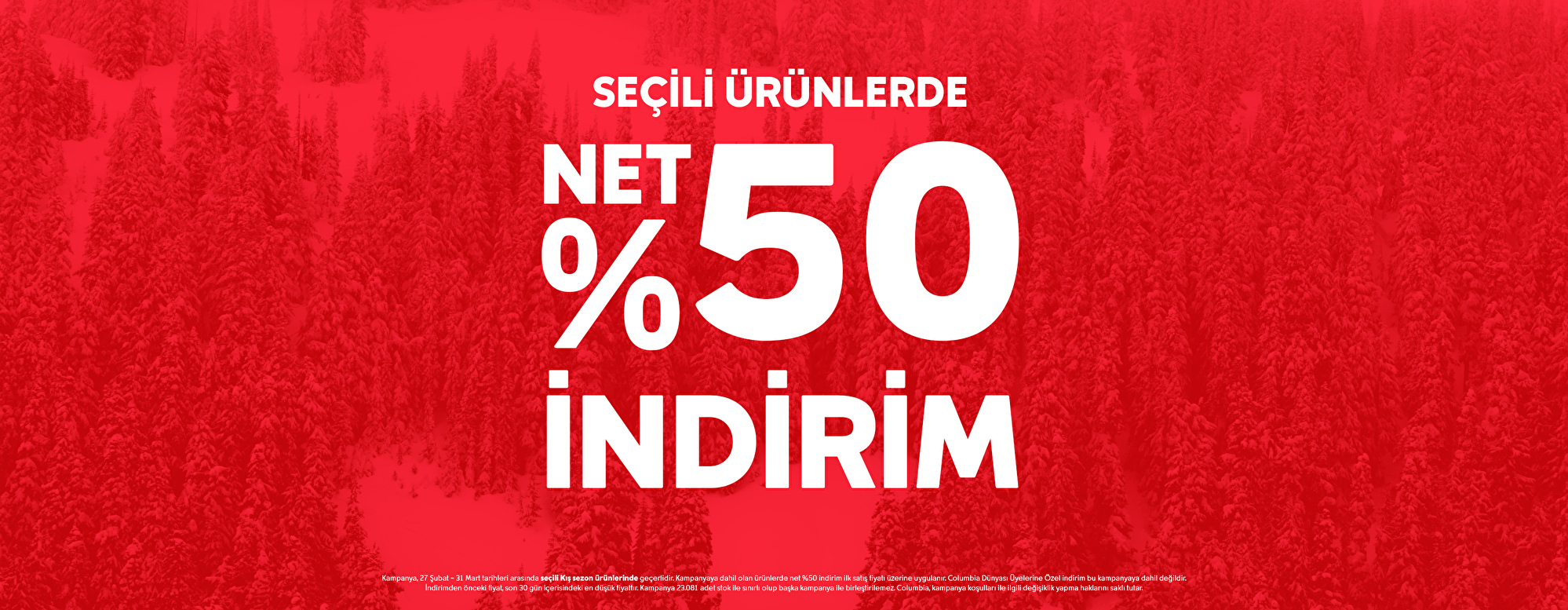 Kış Net %50 İndirim Web Slider