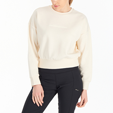 W Bar Split Crop Kadın Sweatshirt_4