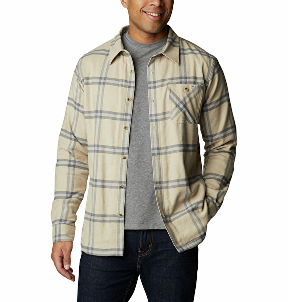 Cornell Woods Fleece Lined Flannel Erkek Uzun Kollu Gömlek_5