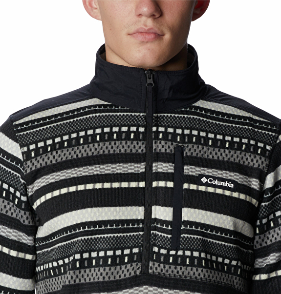 Sweater Weather II Printed Half Zip Erkek Polar Üst_3