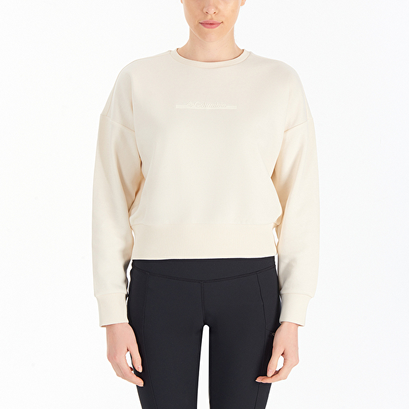 W Bar Split Crop Kadın Sweatshirt_0