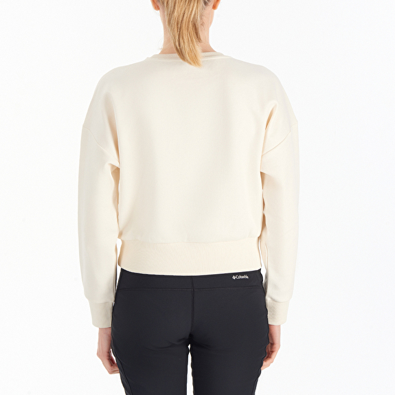 W Bar Split Crop Kadın Sweatshirt_1