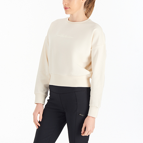 W Bar Split Crop Kadın Sweatshirt_3