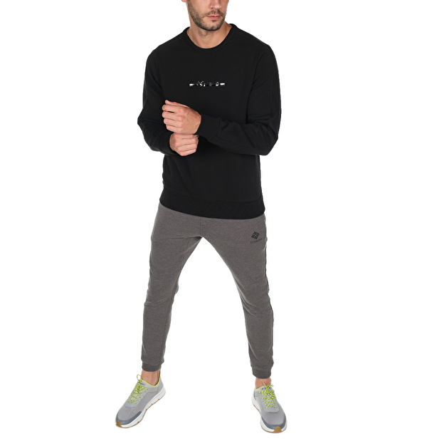 M Columbia Lodge Heavyweight Crew Erkek Sweatshirt