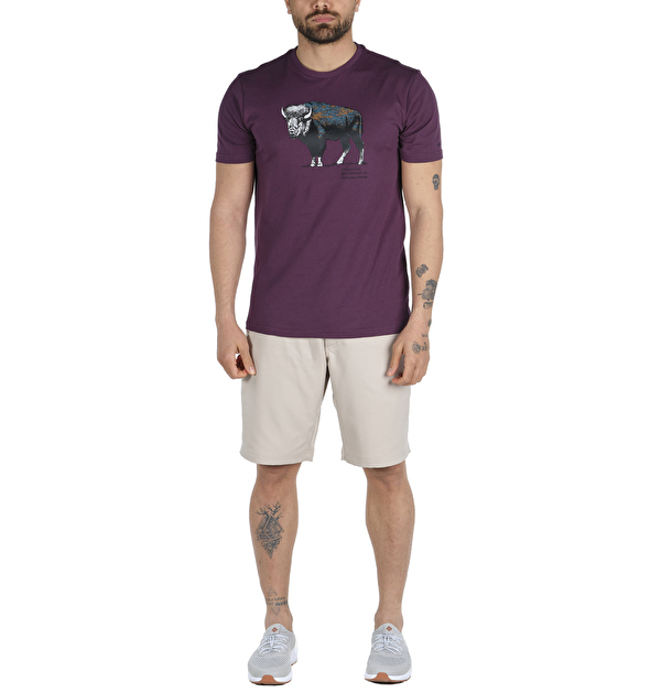 Range Roam Pattern Graphic Kısa Kollu Erkek T-shirt