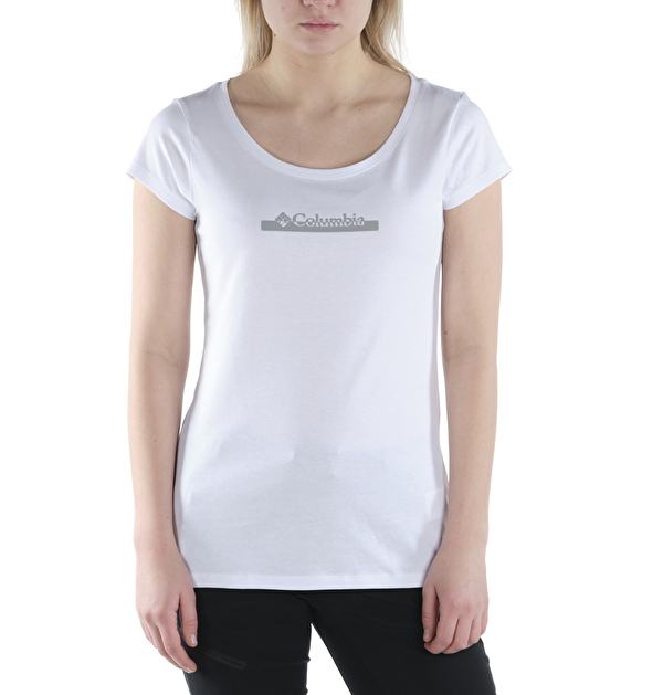 CSC W Bar Split Graphic Kısa Kollu Kadın T-shirt