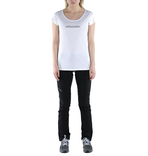 CSC W Bar Split Graphic Kısa Kollu Kadın T-shirt