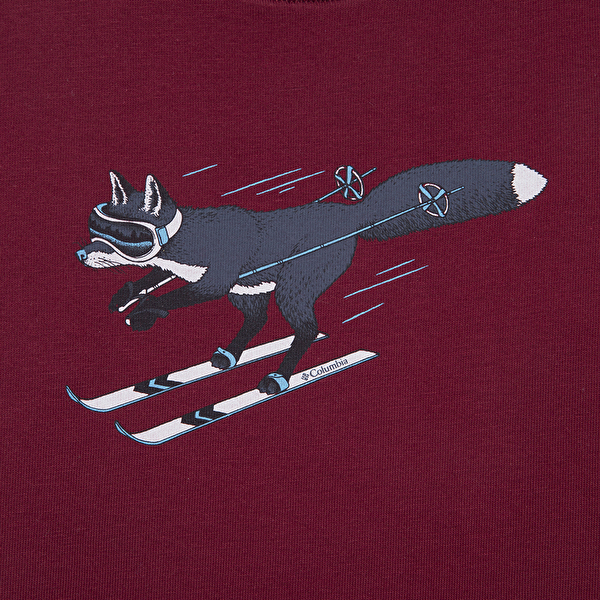 Y Foxy Downhill Graphic Uzun Kollu Çocuk T-shirt