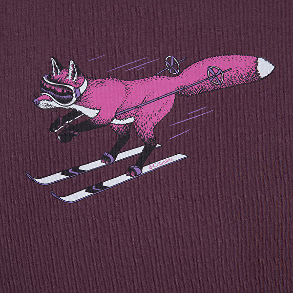 Y Foxy Downhill Graphic Uzun Kollu Çocuk T-shirt