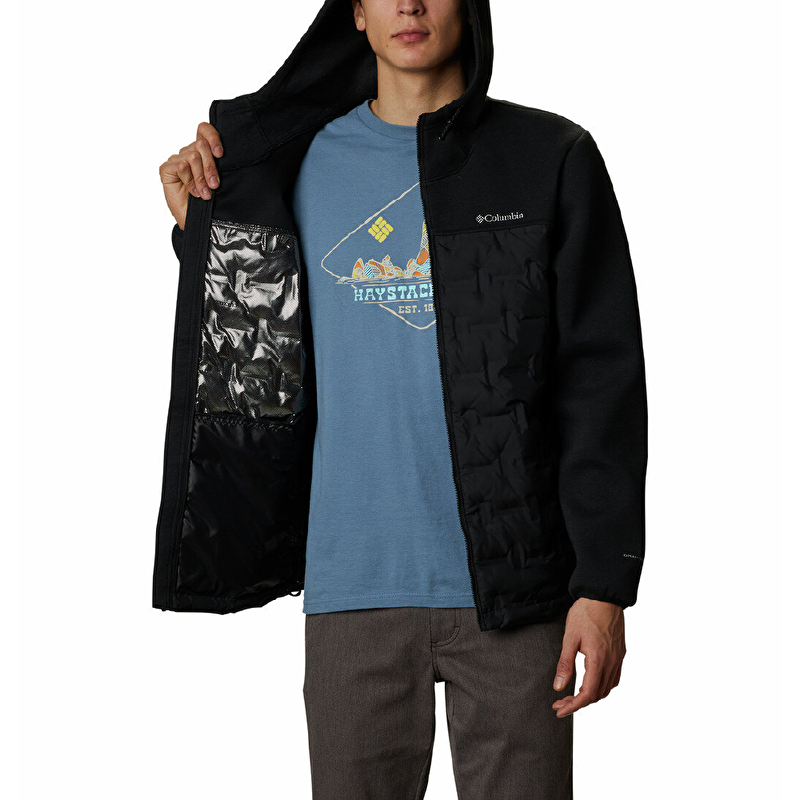 Tech Trail Hybrid Hoodie Erkek Polar