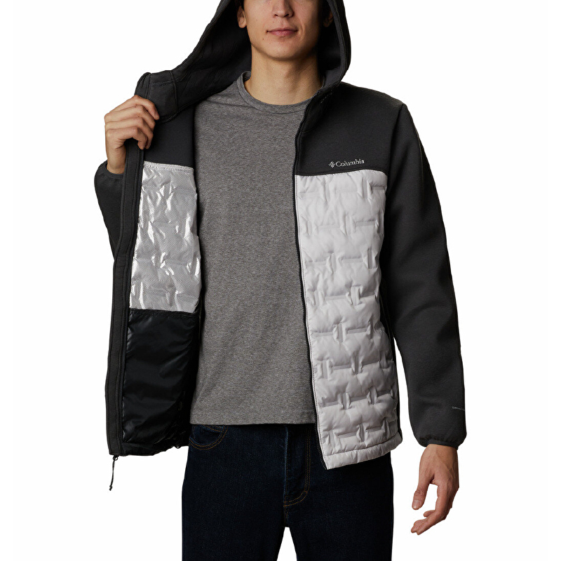 Tech Trail Hybrid Hoodie Erkek Polar