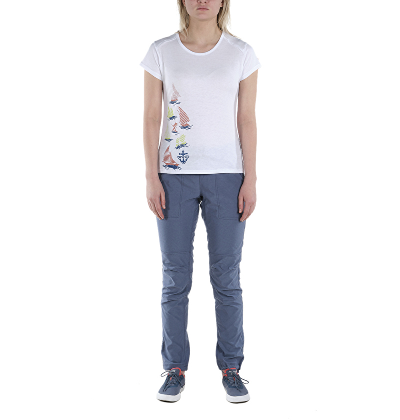Coastal Flags II Kısa Kollu Kadın T-shirt