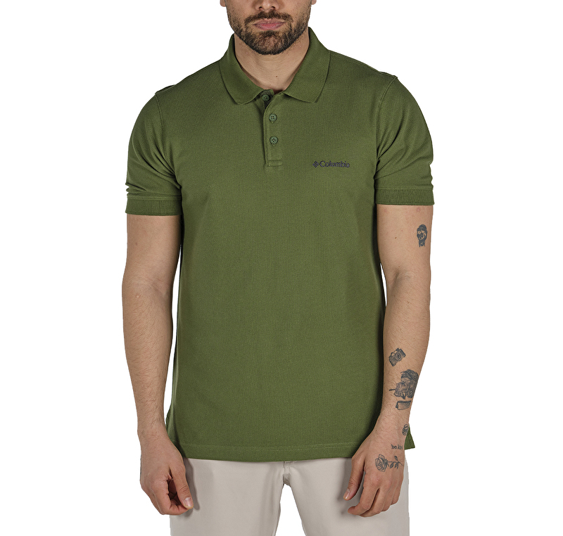 columbia cascade range solid polo