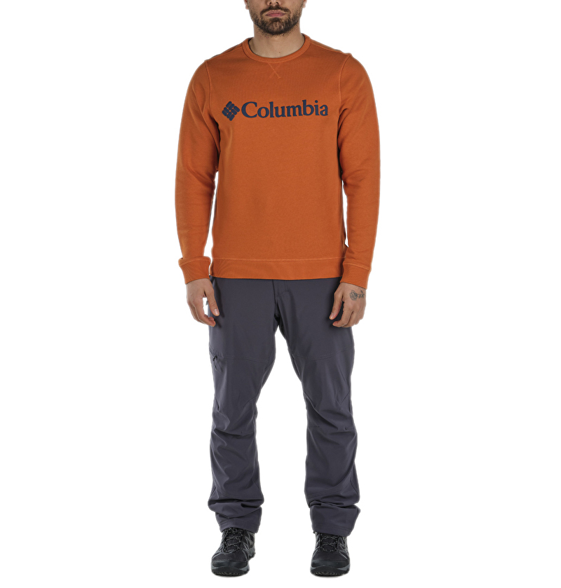 M Columbia Logo Erkek Sweatshirt
