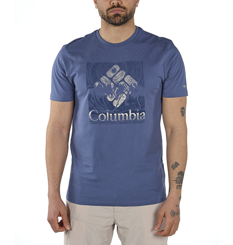 Basin Butte Graphic Kısa Kollu Erkek T-shirt