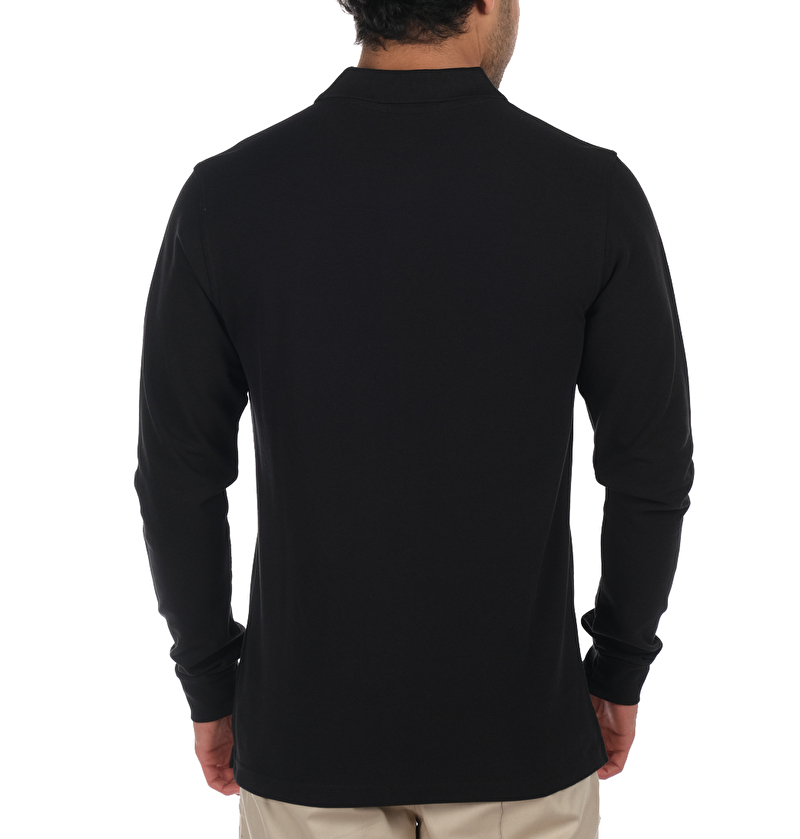 M Cascade Range Solid LS Erkek Polo T-shirt