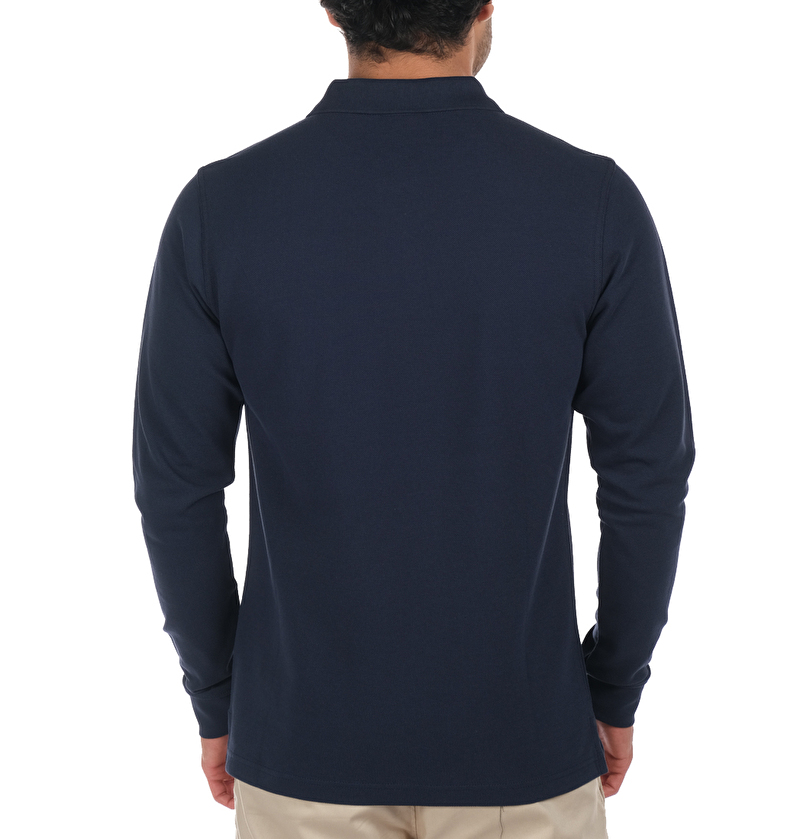 M Cascade Range Solid LS Erkek Polo T-shirt