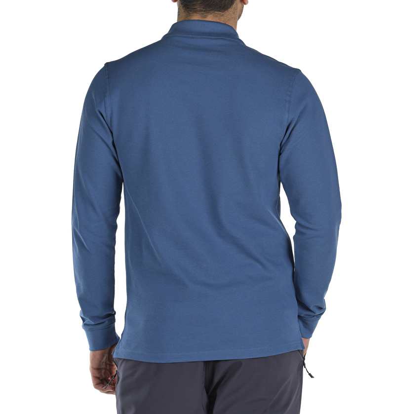 M Cascade Range Solid LS Erkek Polo T-shirt