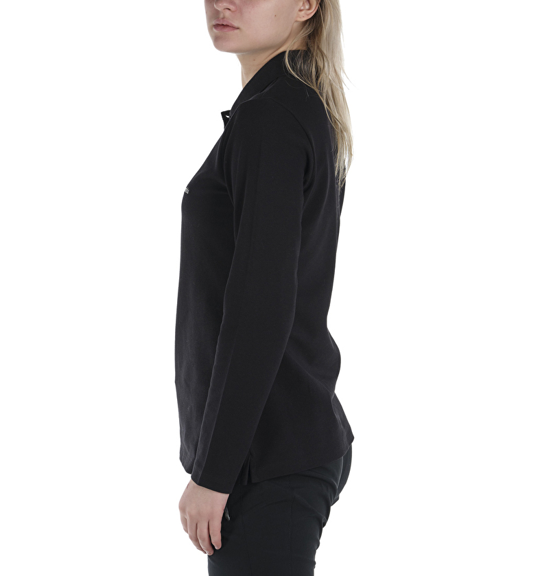 W Cascade Range Solid LS Kadın Polo T-shirt
