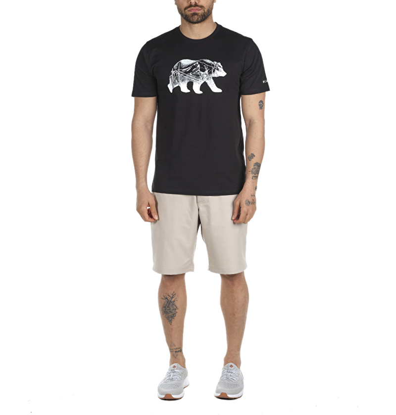 Bear Walk Bridge Graphic Kısa Kollu Erkek T-shirt