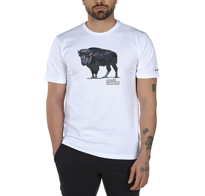 Range Roam Pattern Graphic Kısa Kollu Erkek T-shirt