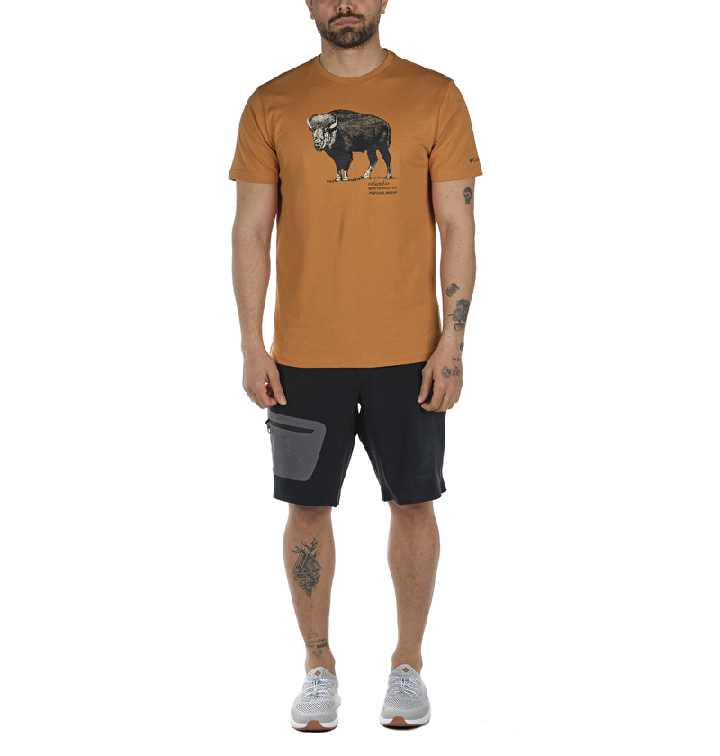 Range Roam Pattern Graphic Kısa Kollu Erkek T-shirt