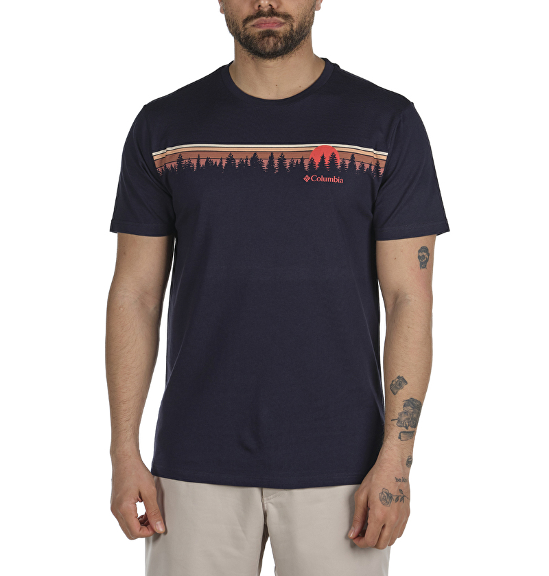 Solar Treeline Graphic Kısa Kollu Erkek T-shirt