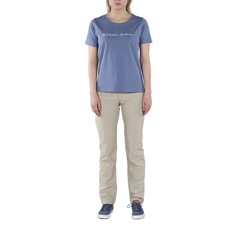 CSC Cursive Logo Graphic Kısa Kollu Kadın T-shirt