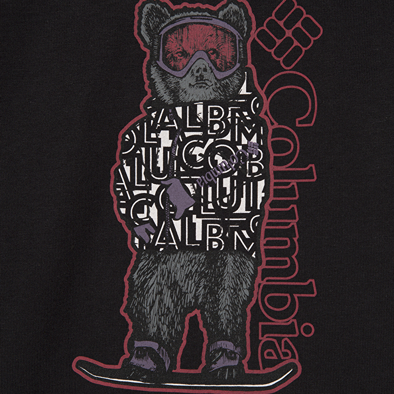 Y Grizzly Boarding Graphic Uzun Kollu Çocuk T-shirt