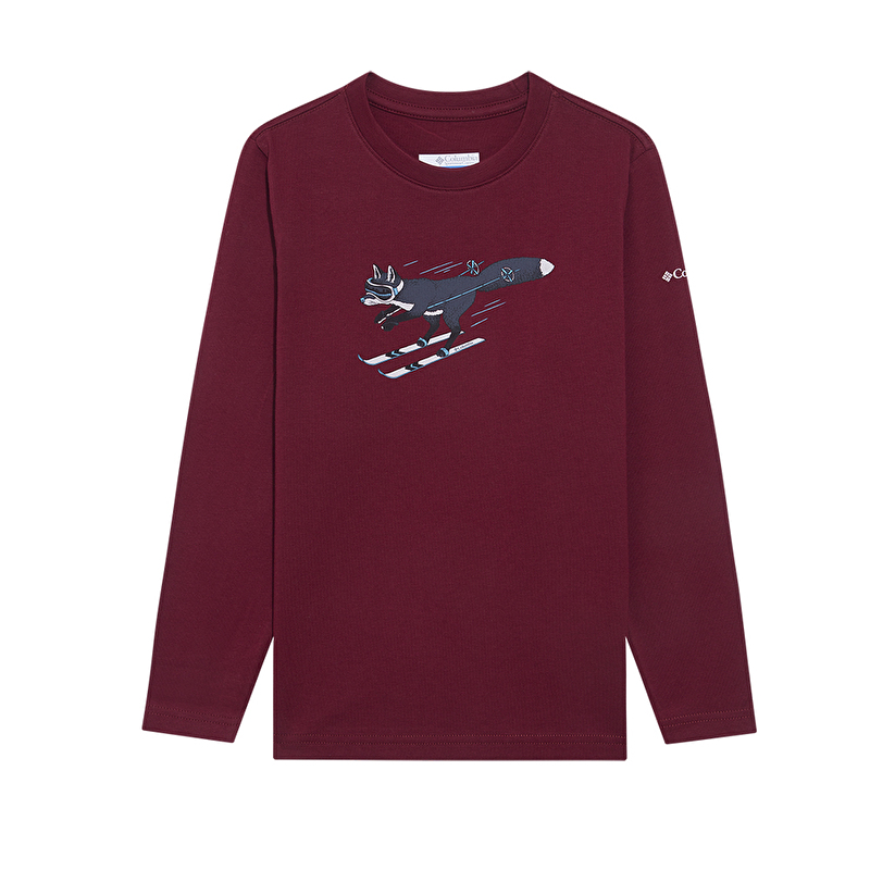Y Foxy Downhill Graphic Uzun Kollu Çocuk T-shirt